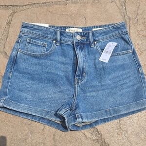 PacSun Blue Jean Mom Shorts Size 27 NWT